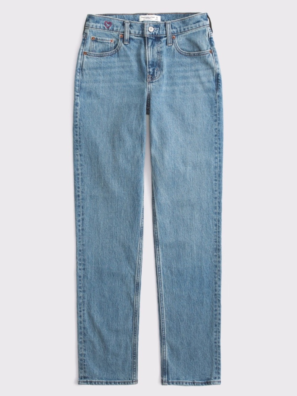 Abercrombie & Fitch Light Blue Straight Leg Jeans